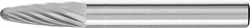 Frez trzp.ze stopow twar.lukowo-zaokraglony 1225 3 6mm 12x25mm Pferd