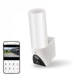 GoSmart Kamera zewnętrzna obrotowa IP-310 TORCH z WiFi i lampą, biała