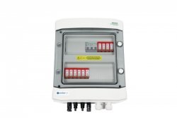 Rozdzielnica PV 1000V DC AC do fotowoltaiki, 2 STRINGI, IP65, 20A, 3 fazy EM-102_DCAC Emiter