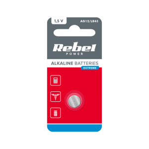 Bateria REBEL EXTREME AG12 1szt/blist.