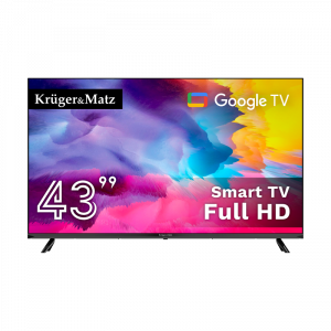 Telewizor Kruger&Matz 43 FHD Google TV 5.0  DVB-T2/T/C  H.265 HEVC