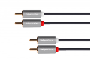 Kabel 2RCA-2RCA 5m Kruger&Matz Basic