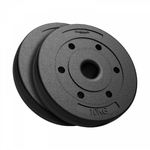 Obciążenie bitumiczne olimpijskie zestaw 2x10kg, otwór 51mm , REBEL ACTIVE