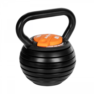 Kettlebell żeliwny automatyczny regulowany 18 kg REBEL ACTIVE