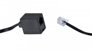 Przyłącze telefon.WT.-GN./7M/ czarny