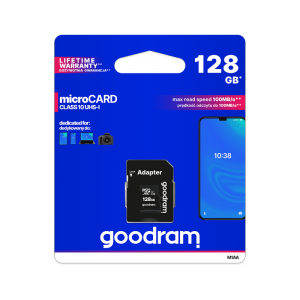 Karta pamięci microSD 128GB UHS-I Goodram z adapterem