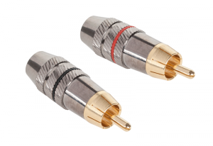 Wtyk RCA metalowy HD-291
