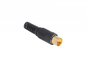 Wtyk anten TV długi złoty Cabletech