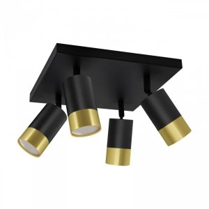 PUZON SPT GU10 4D BLACK/GOLDEN