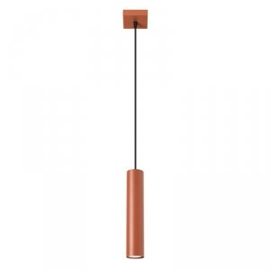 Lampa wisząca LAGOS 1 ochra czerwona