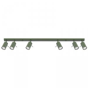 Plafon RING 6L zielony oliwkowy
