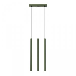 Lampa wisząca PASTELO 3P zielona oliwka