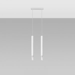 Lampa wisząca WEZYR 2 biała