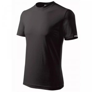 Koszulka męska T-shirt XXXL, czarna, 100% bawełna