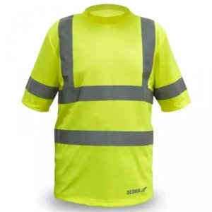 Koszulka męska t-shirt odblaskowa, żółta rozm XXXL