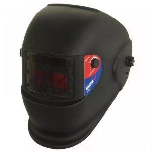 Przyłbica spawalnicza czarna, wizjer: 95x36mm