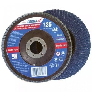 Listkowa tarcza szlifierska cyrkon gr.36, 125x22mm