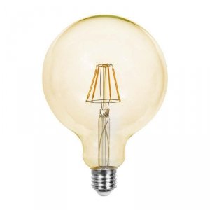 Żarówka LED V-TAC 12W Filament E27 Kula Glob G125 Bursztyn VT-2153 2200K 1350lm