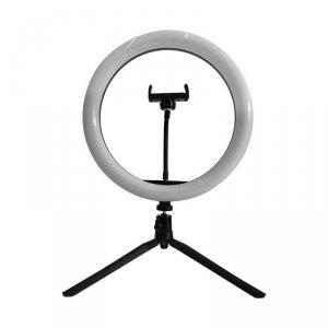Lampa pierścieniowa LED Ring V-TAC 10W fi255mm Statyw Pilot VT-45010 3200K-5500K 550lm