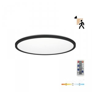 Plafon LED NIVERA CIRCLE 18W 3CCT LX IP54 czarny Kobi Premium