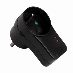 Rozgałęźnik przeciwprzepięciowy R-10F-2 1gn/Zu czarny Elgotech