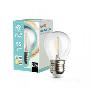 Żarówka filamentowa LED FMB 1,3W E27 2700K Kobi 360 Line