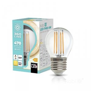 Żarówka filamentowa LED FMB 4W E27 3000K Kobi 360 Line