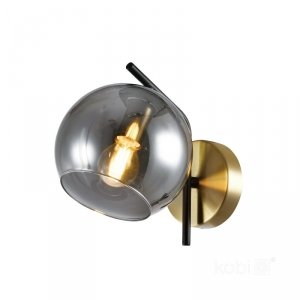 Kinkiet GLOBE ELEGANCE SMOKE K 1xE14 Kobi Design