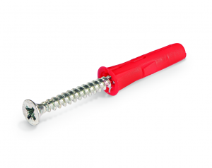 Kołek uniwersalny UNO 6x28mm z wkrętem 4x30mm (UNO-06+430) 100szt.