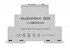 Włącznik, wyłącznik czasowy na szynę DIN switchBox DIN BleBox