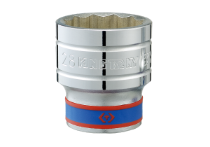 NASADKA KRÓTKA 1/2 9mm x 38mm 12-kąt. Cr-v King Tony