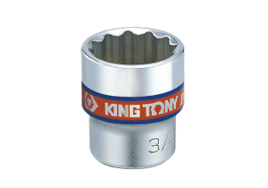 NASADKA KRÓTKA 3/8 CALOWA 3/4 x 29mm 12-kąt. Cr-V King Tony