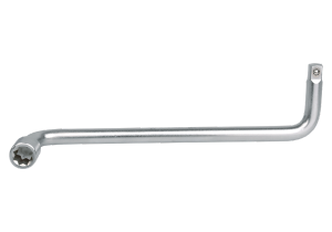 POKRĘTŁO TRZPIENIOWE DO KORKA OLEJU TYP L 90° 230mm, DWUSTRONNY - KWADRAT 10mm + NASADKA 8-KĄT 8mm , CHROM King Tony