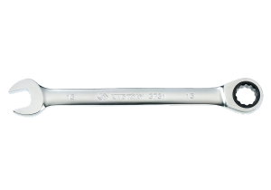 KLUCZ PŁASKO-OCZKOWY Z GRZECHOTKĄ JEDNOKIERUNKOWĄ 72 ZĘBY 140 x 8mm King Tony
