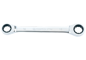 KLUCZ OCZKOWY DWUSTRONNY Z GRZECHOTKĄ JEDNOKIERUNKOWĄ 72 ZĘBY 150 x 10mm x 13mm King Tony
