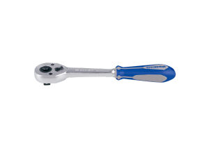 GRZECHOTKA Z PRZYCISKIEM 1/2 32 ZĘBY 250mm UCHWYT GUMOWY King Tony