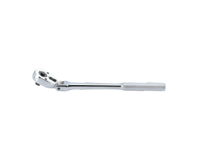 GRZECHOTKA Z PRZYCISKIEM 3/8 ŁAMANA 32 ZĘBY 280mm UCHWYT MOLETOWANY King Tony