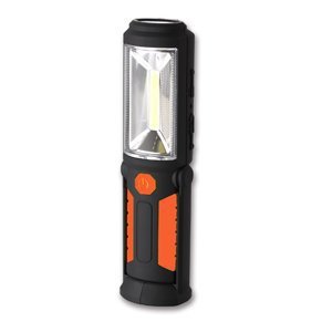 LATARKA COB LED+ 5LED + ŁADOWARKA SIECIOWA