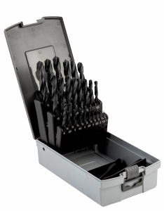 Wiertła zrolowane do metalu HSS - zestaw 25 szt. 1-13mm BAHCO