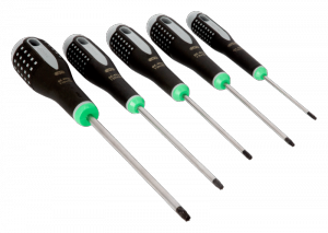 Wkrętak ERGO, zestaw 5 sztuk, TORX BAHCO