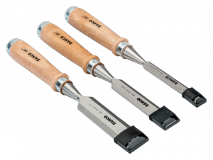 Dłuto drewniane 3 szt. 12-18-25 mm w kartonowym pudełku BAHCO