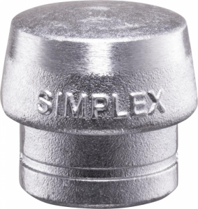 Obuch do mlotka z miekkim bijakiem SIMPLEX,z aluminium 80mm HALDER