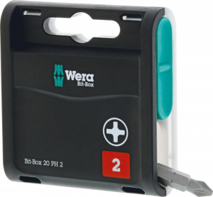 Opakowanie bitow Bit-Box 20H 20 sztuk PH2x25mm Wera