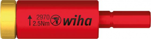 Adapter momentu obrotowego easyTorque VDE  do bitów slimBit 2,5Nm Wiha