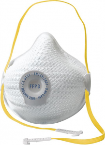 Półmaska 3205, zawór, FFP3 NR D, rozmiar M/L  (10 szt.)