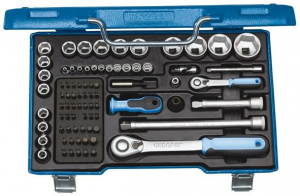 Zestaw nasadek 1/4 i 1/2, 81-cz., 19V20U-20, GEDORE