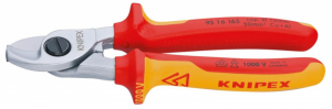 Nożyce do kabli, VDE, 165mm, 95 16 165, KNIPEX