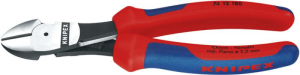 Szczypce tnące boczne, 160mm, o zwiększonym przełożeniu, 74 12 160, KNIPEX