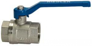 Kurek kulowy valve line uchwyt dzwigniowy wewn./wewn. G1.1/4 PN25, mosiadz, RIEGLER