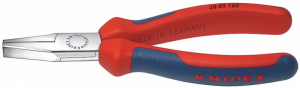 Szczypce płaskie, 160 mm, chromowane, 20 05 160, KNIPEX